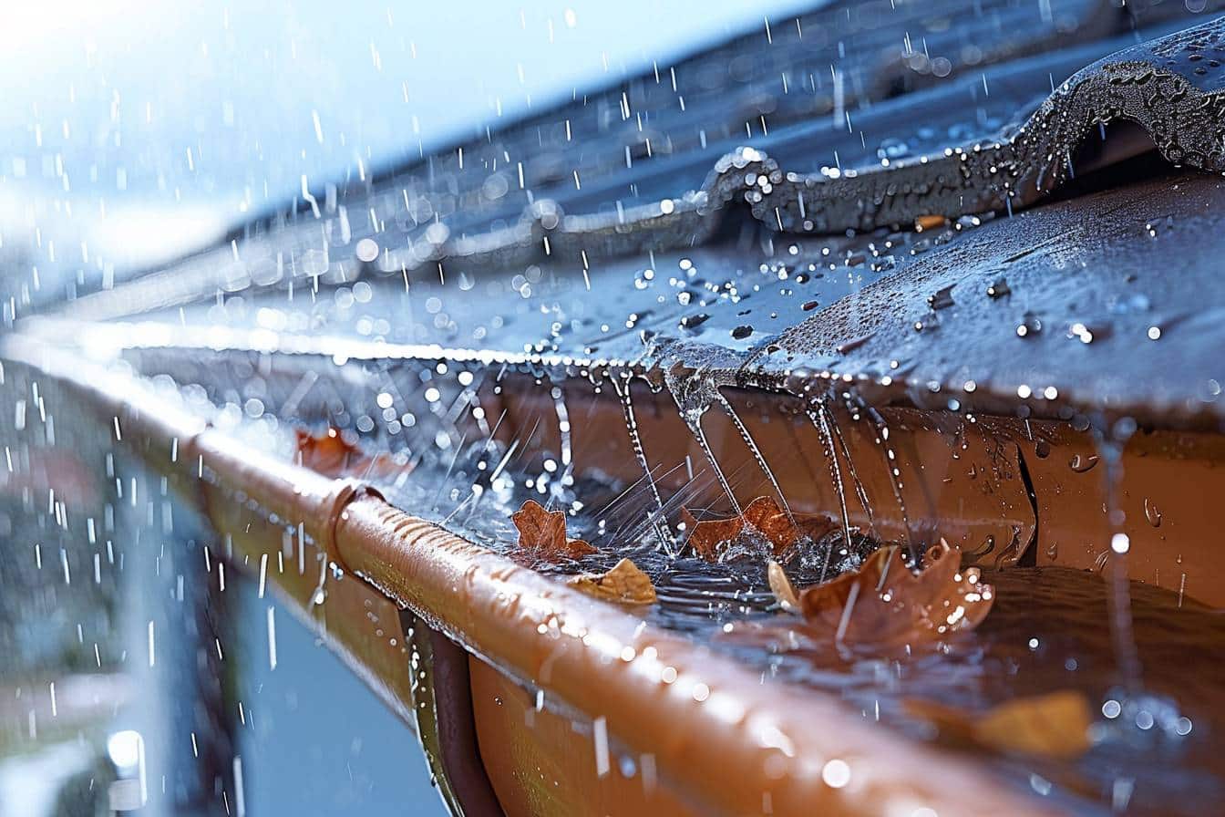 Pourquoi mes gouttières débordent-elles pendant une forte pluie ?