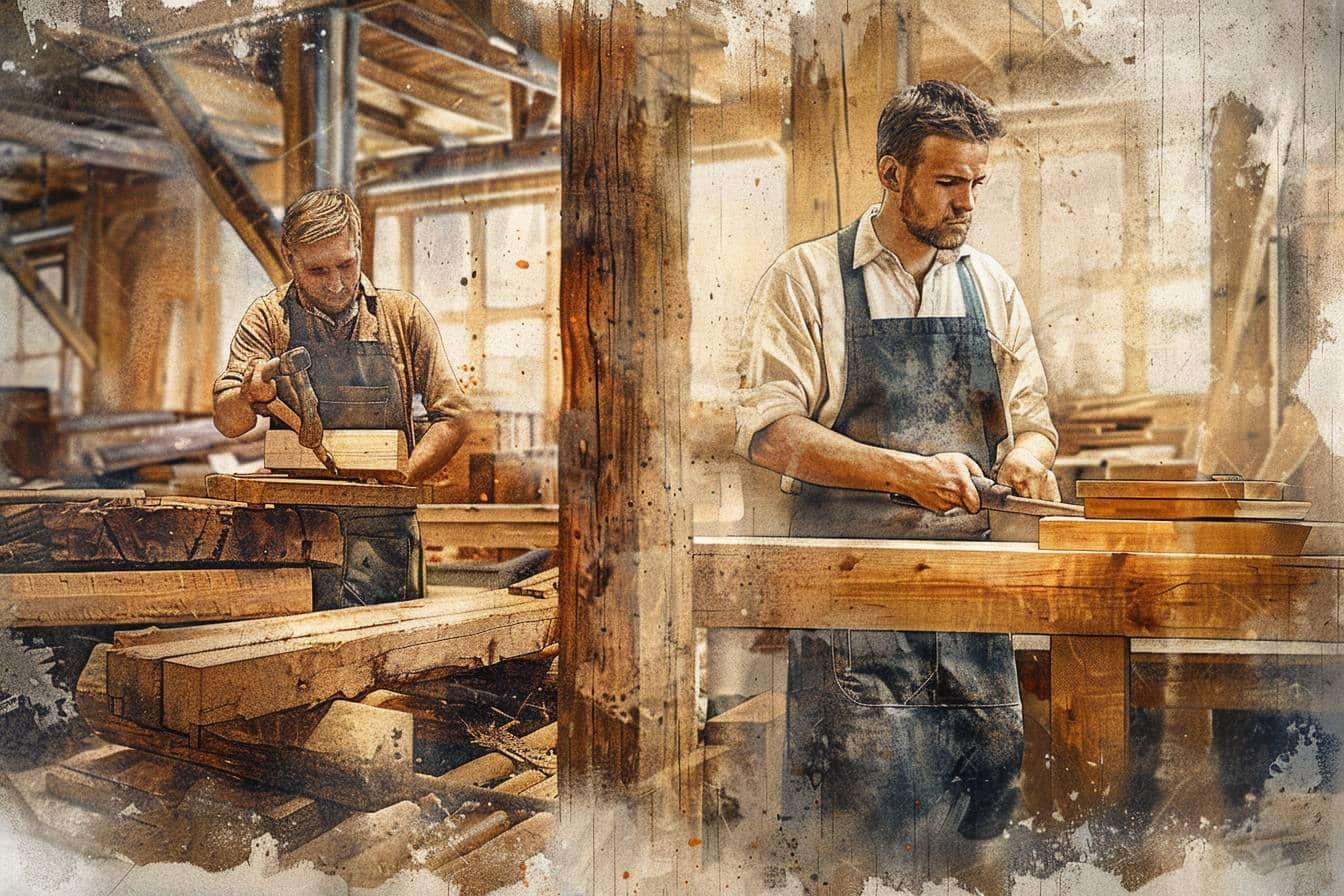 Quelle est la principale différence entre un charpentier et un menuisier?