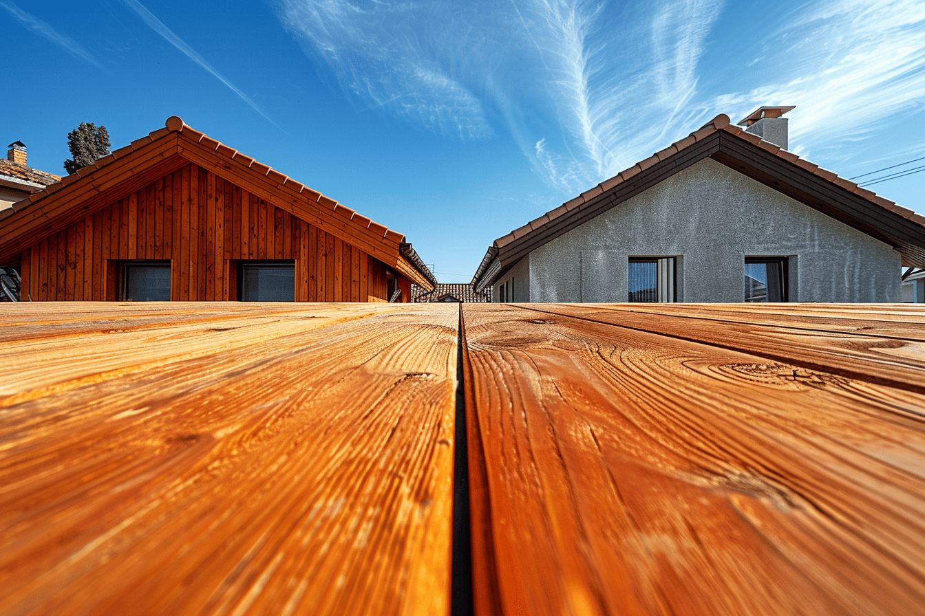 Comparatif des performances entre toits en bois et toits en béton